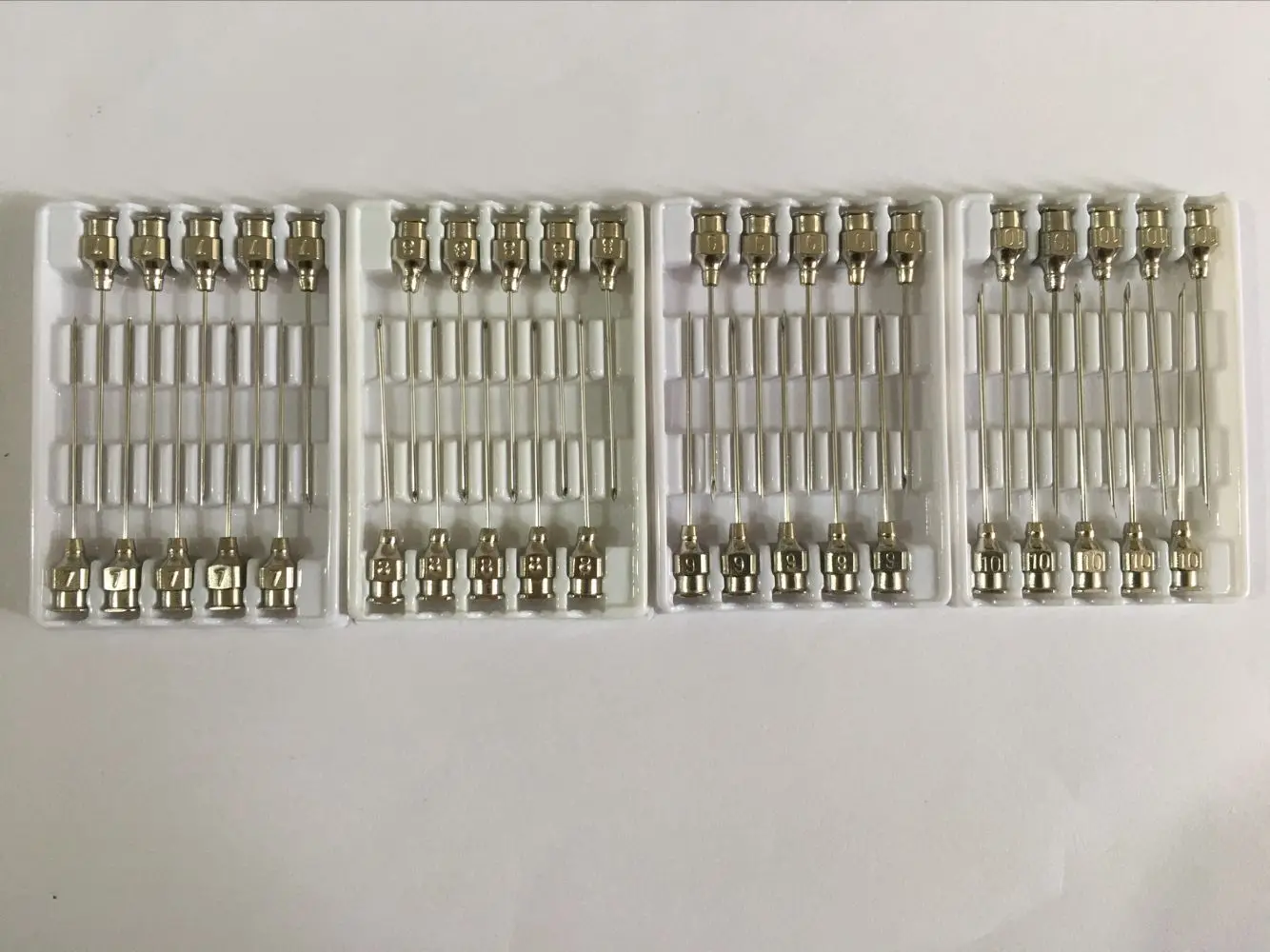 #4 #4.5 #5 #5.5 #6 To #20 Stainless Steel Veterinary Needle Syringe Needle Dispensing Needles Laboratory Sampling 10pcs