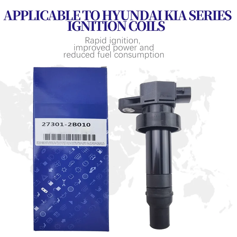 Ignition Coil for Hyundai Elantra Solaris Elantra I30 Accent Kia Rio Tinto 1.6L 27301 2B010L4 1.6 5C1586 C1543