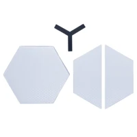 Hexagon Clear Surf Traction Pad Semi Clear Deck Pad for Surfboard DIY Surfing Accessories 2