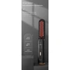 Multifunctional Cordless Hair Straightener Brush Fast Heated Straightener Brush Negative Ions Electric Hot Comb Hair (Black) 2