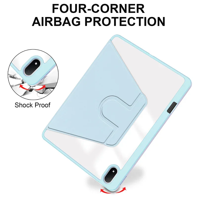 360 ° OnePlus Pad 3用回転ケース、ペンホルダー付き、OnePlus Pad 3