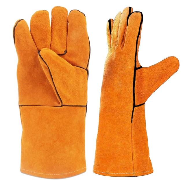 Gants en cuir pour le four et le BBQ