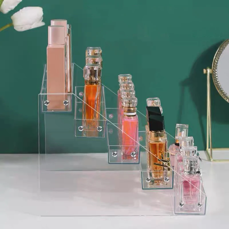 Acrylic Transparent Display Stand Organizer for Nail Polish Perfume Makeup