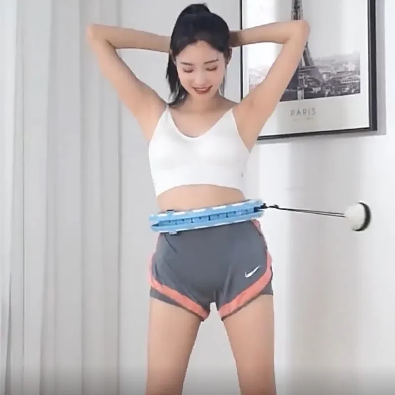 Intelligence Adjustable Sport Hoops Abdominal Thin Waist Exercise Detachable Burning Fit Gym Training Weight Loss Fitness Items