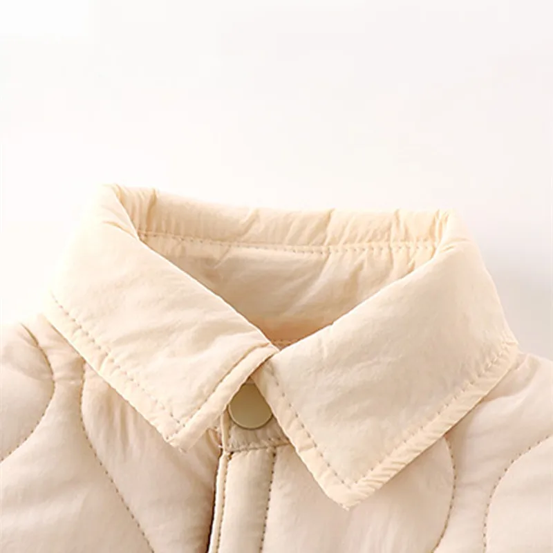 소년 소녀 가을 및 겨울 코트 의류  긴팔 패딩 재킷 어린이 셔츠 스타일 탑스 외투 의류 1-12세