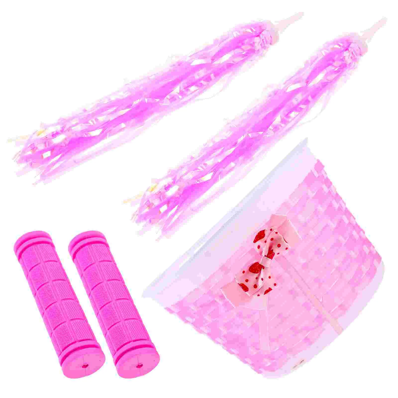 

bike basket for kids bikes girl- Kids Bike Basket Streamers Handlebar Covers Child- Bike Accessories