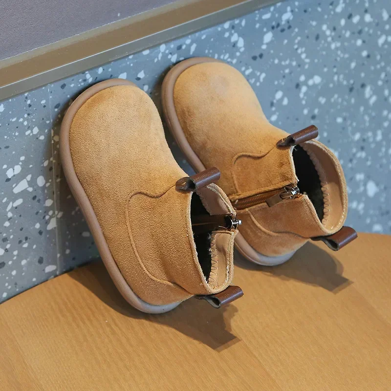 Kids Retro Nubuck Boots 4