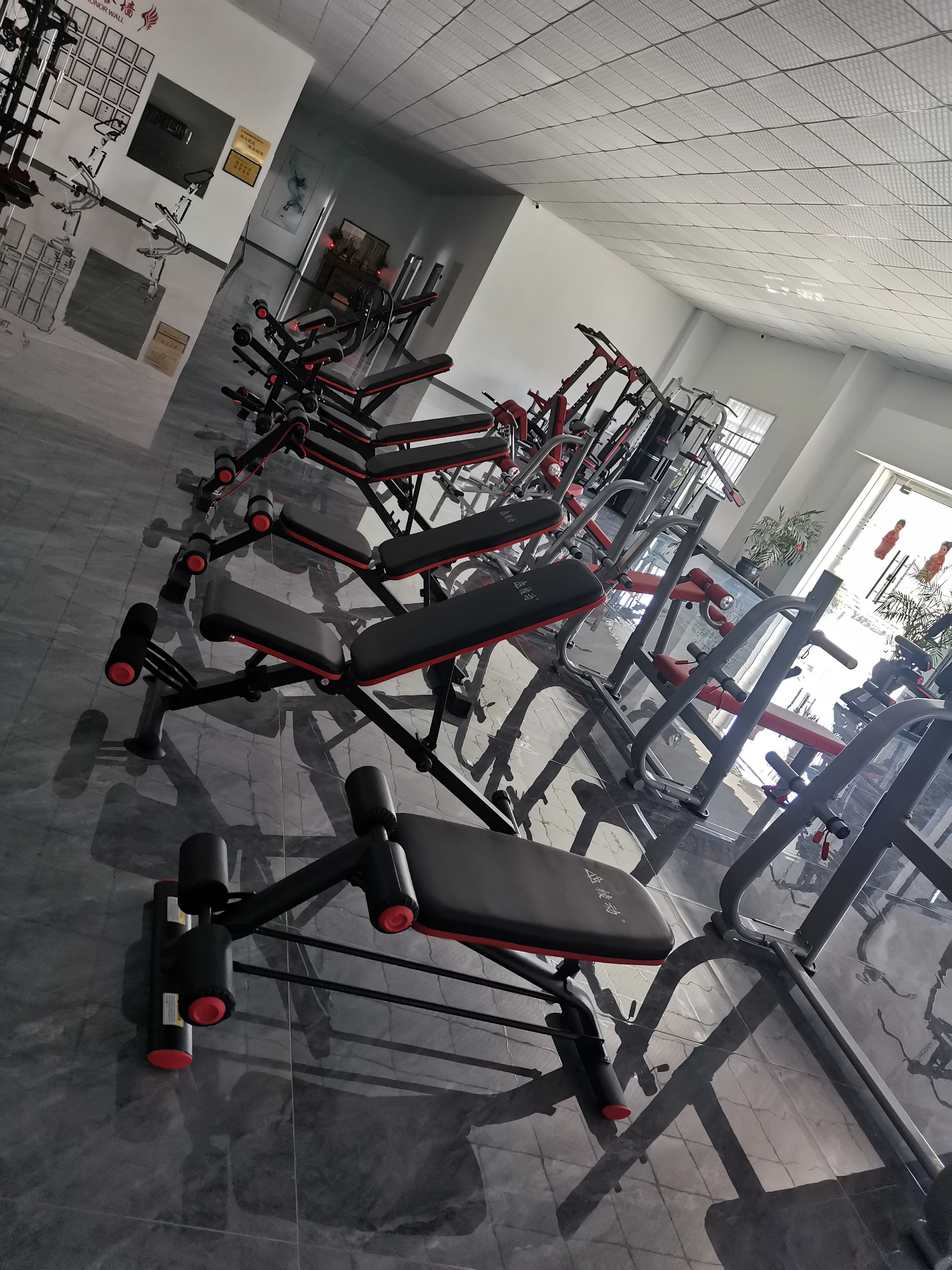 Multifunction Weight Training Gym Fitness Equipment Workout Adjustable Sit up Bench