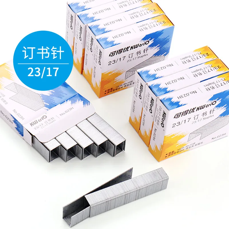 Heavy Duty Stapler Book Staples Stitching Needle Thicken Large Staples 23/13 23/15 23/17 Book Office Supplies