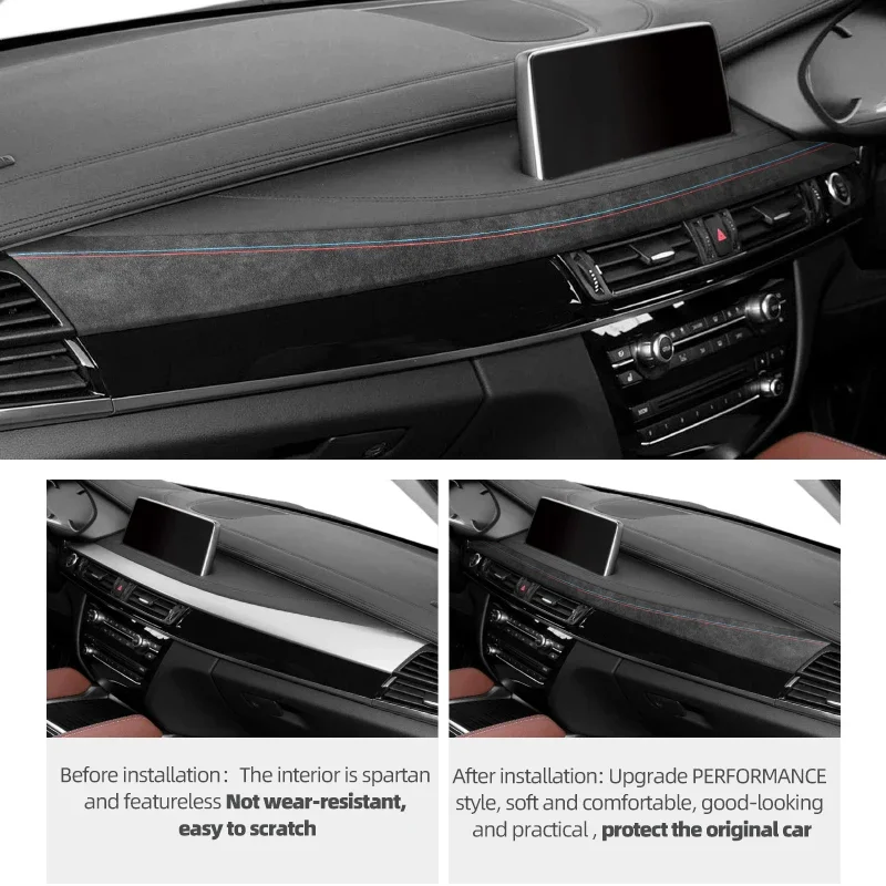 Alcantara Interior Accessories For BMW X5 F15 X6 F16 2014-2018 Car