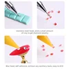 Gourd Handle Nail Art Dotting Pen Dual Crayon Wax Drill Head Steel Pipe Picking Rhinestones Gems Nails Accessories Tool Manicure 5