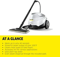 SC3 Steam Cleaner with Attachments, Multi Purpose Power Steamer – Chemical-Free, 40 Sec Heat-Up, Continuous Steam - for 2
