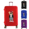 Luggage Cover Suitcase Protector Thicken Elasticity Dust Covered Anti-scratch Protective Case 18-32 Inch Trolley Set Jacket Bear 1