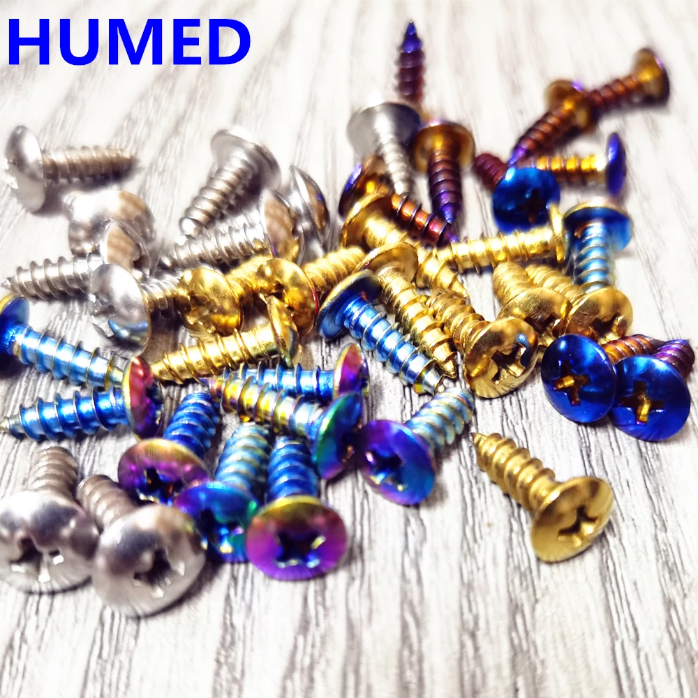 10pc M5x16 304 Stainless Steel Motorcycle Screws