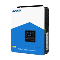 Onduleur hybride Easun 6,2 kW/48 V 4,2 kW/24 V MPPT à double sortie, onde sinusoïdale pure, 120 A 230 V 50/60 Hz, chargeur solaire avec BMS et Wi-Fi 5