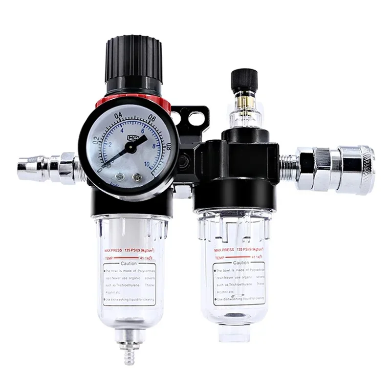 AFC2000 AFR2000 + AL2000 G1/4 air compressor oil and water separator air filter is used to reduce the pressure valve regulator