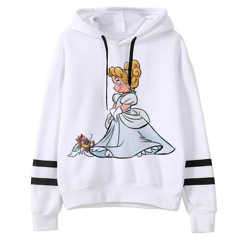 hoodies for women Disney Princess Hoodies Women Cute cartoon Anime Kawaii Princess Vintage Sweatshirt Funny Streetwear Hoody Female pullover top hoodies for women Hoodies & Sweatshirts