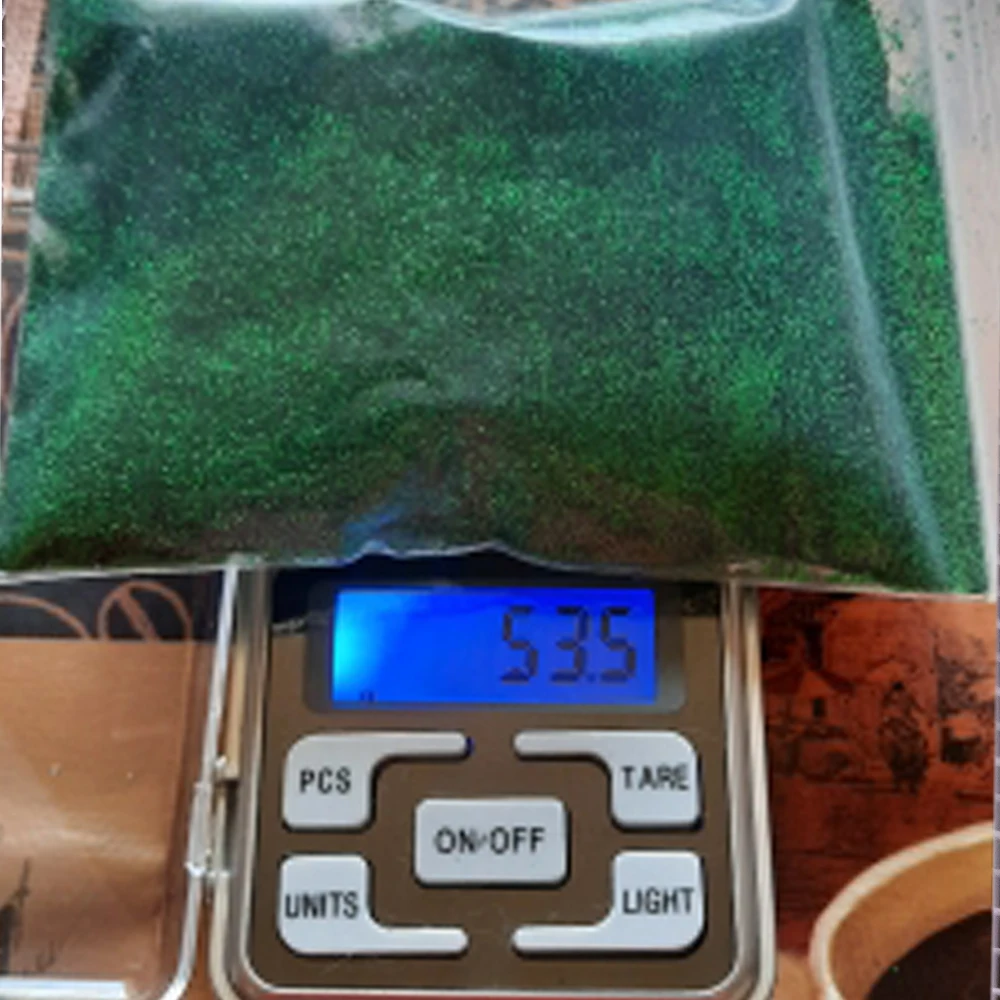 Laser Silver Holographic Chrome Nail Powder - Extra-Fine Glitter for Mirror Effect Nail Art, 50g