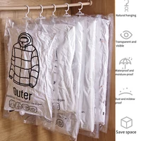Hanging Squeezable Storage Bag Reusable Hanging Compressible Storage Bag Dustproof for Clothes Down Overcoat 2