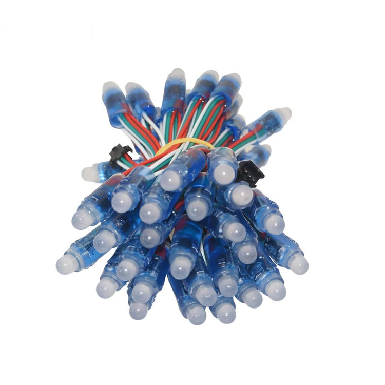 1500pcs WS2811 Full Color Pixel 2811 IC LED Module Light input IP68 DC 5V 12MM waterproof RGB color Digital LED Pixel Light