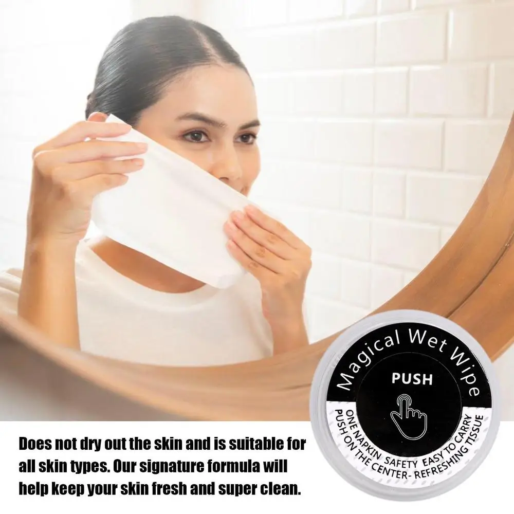 Description Picture 5 of item10PCS Set Compressed Towel Travel Quick-Drying Towel Trip Disposable Hotel Washable Cloth Towel Napkin Washcloth Outdoor Travel