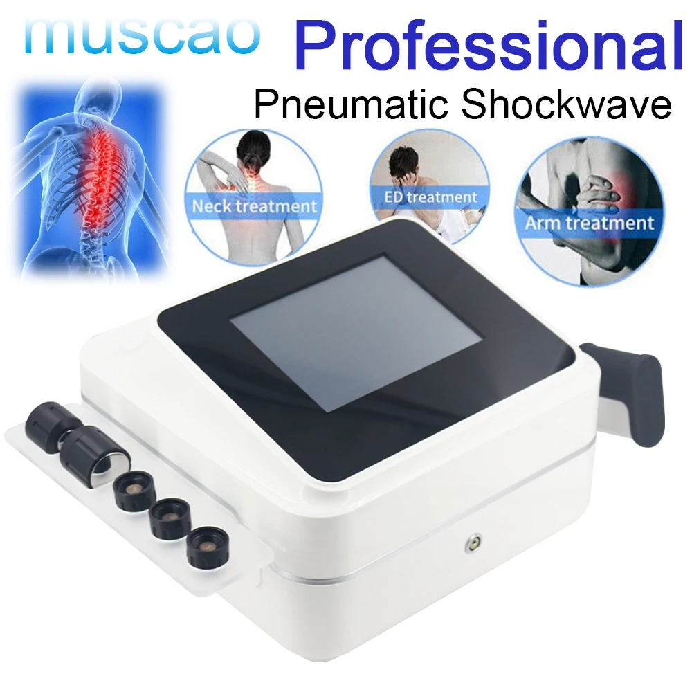 

Pneumatic Shockwave Equipment Physical 10 Bar Shockwave Therapy Machine Pain Relief Professional Correction Nursing Tool