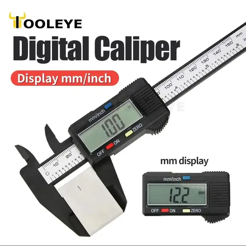 Pachymeter 디지털 켈리퍼 플라스틱 버니어 캘리퍼스, 목공 도구, 두께 게이지 측정 도구, 전자 눈금자