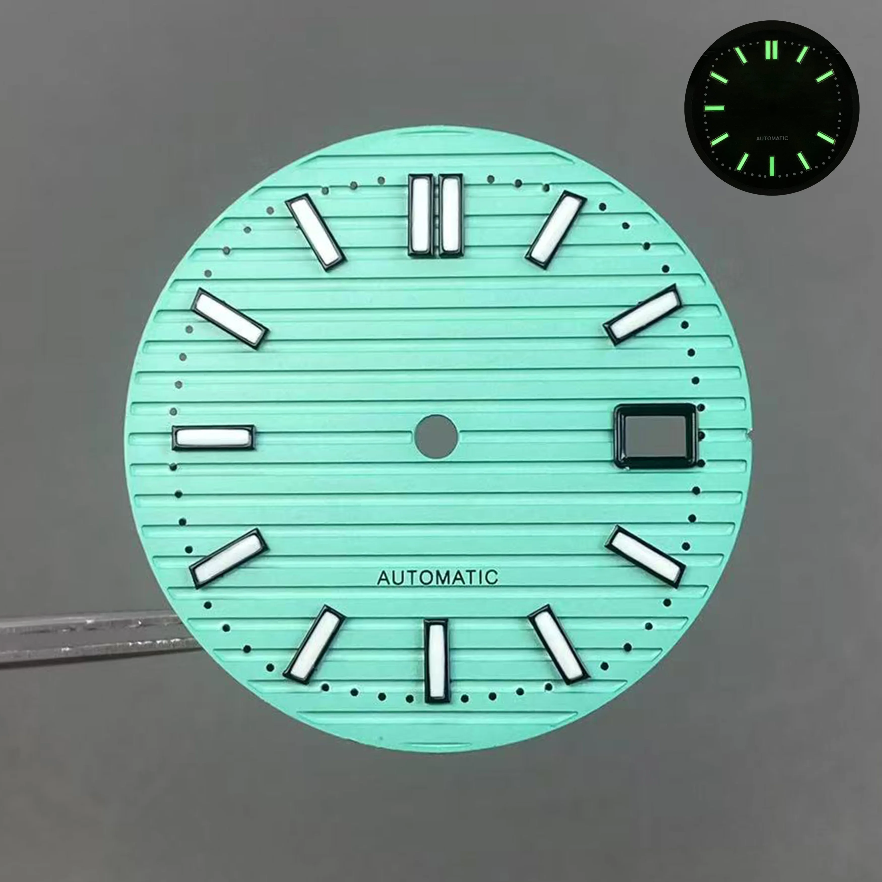 High-Quality Green Luminous Watch Dial - 30.5mm