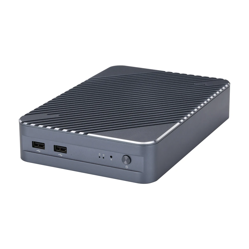 Qotom Mini PC Q31100G4-S17 Celeron Core i3 i5 i7 with 4 I226V 2.5G LAN AES-NI Fan Computer 2