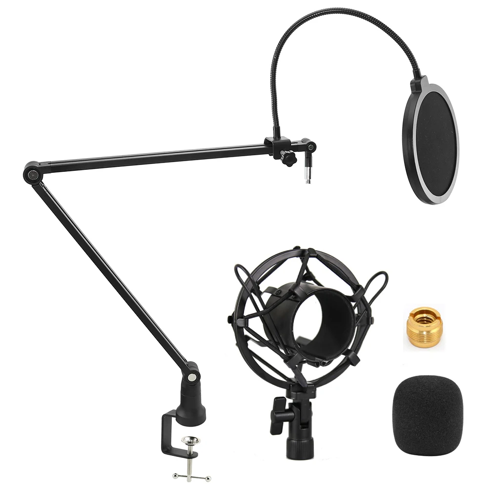 filtre micro microphone de bureau bras de flèche Bras Perche Articulé  support