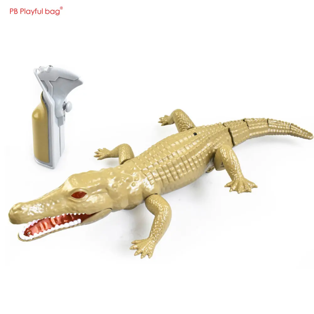 Simulation Infrared Remote Control Crocodile Electronic Animal Toys Entertainment RC Crocodile Child Gifts AC180 5