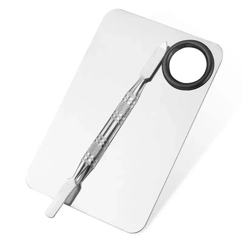 Palette Set Foundation Heart Star Stainless Steel Metal Palette Love Display Board Makeup Tools Nail Art Manicure Tool