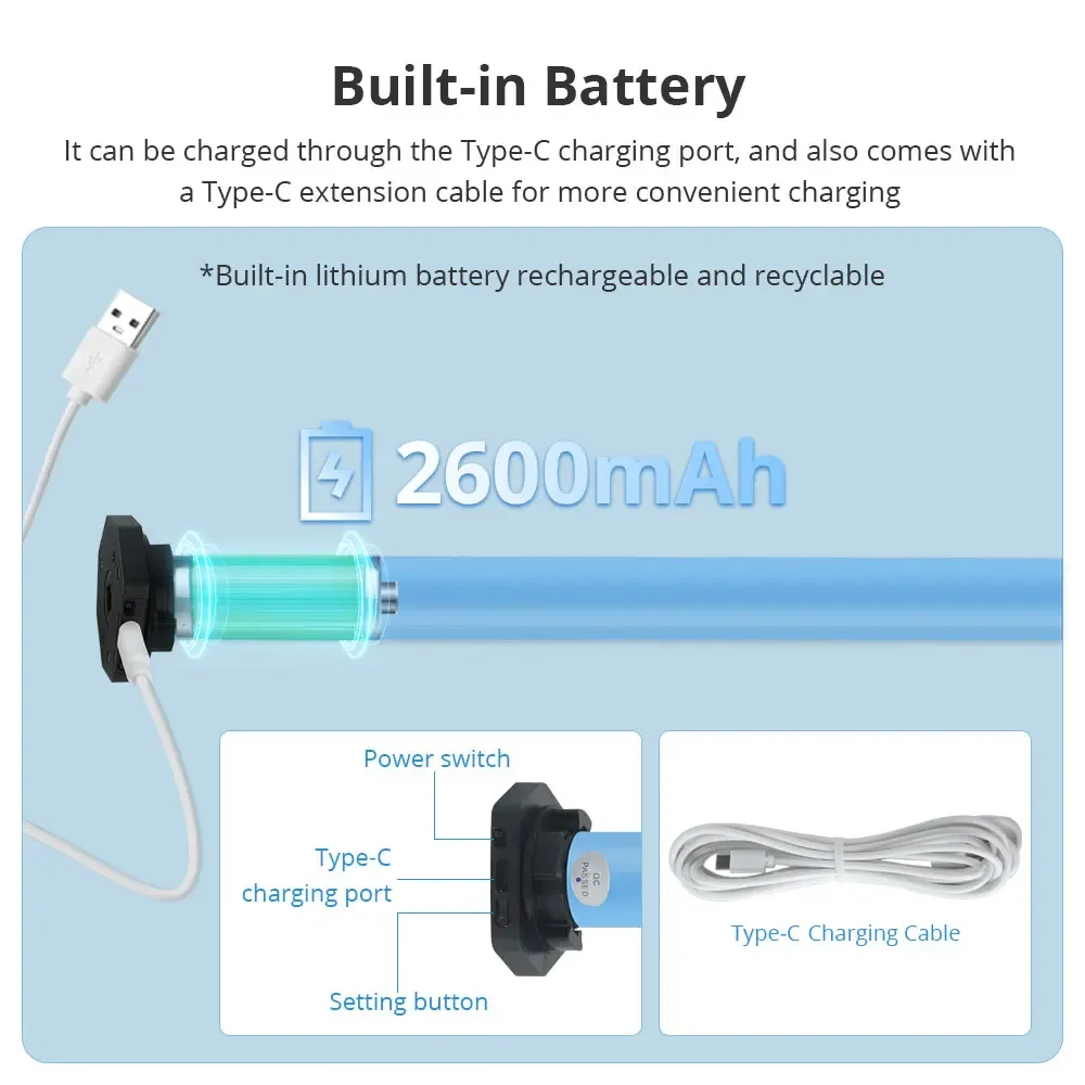 Zemismart Zigbee Rechargeable Smart Roller Shade Blinds Motor For 37mm 38mm Tube Work with Tuya Alexa Google Home Voice Control smart blind motor