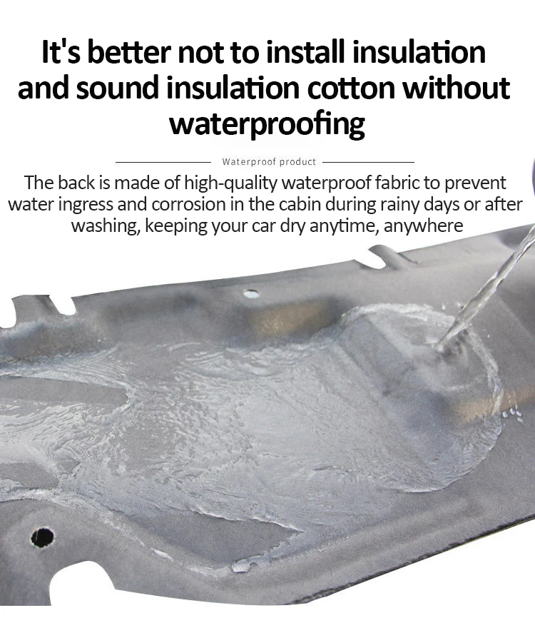 Für BMW 3er G20 2019 ~ 2025 2024 Auto Motorhaube Sound Pads Wärmedämmung Baumwolle Abdeckungen Feuerfeste Teppiche auto Zubehör – Detail 10