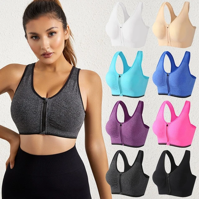 Stylish Gym Fitness Sports Bra Cotton Push Up Stretch Athletic Vest No Rims  Breathable Full Cup Padded Bras Plus Size Top - AliExpress
