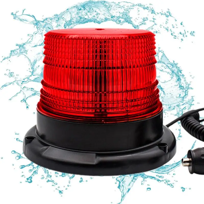 

LED Strobe Light LED Work Lights 12 LED Flashing Forklift Lights Car Security Lamp With Magnetic Base For Vehicles Trucks Cars