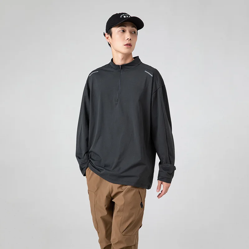 Outdoor Sports Quick Dry Long Sleeve T-Shirt Men Women Breathable Perspiration Lightweight Soft