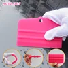 Mini Pink Silicone Squeegee Car Vinyl Wrap Squeegee Window Tint Film Scraper Windshield Soft Water Wiper Car Accessories 5
