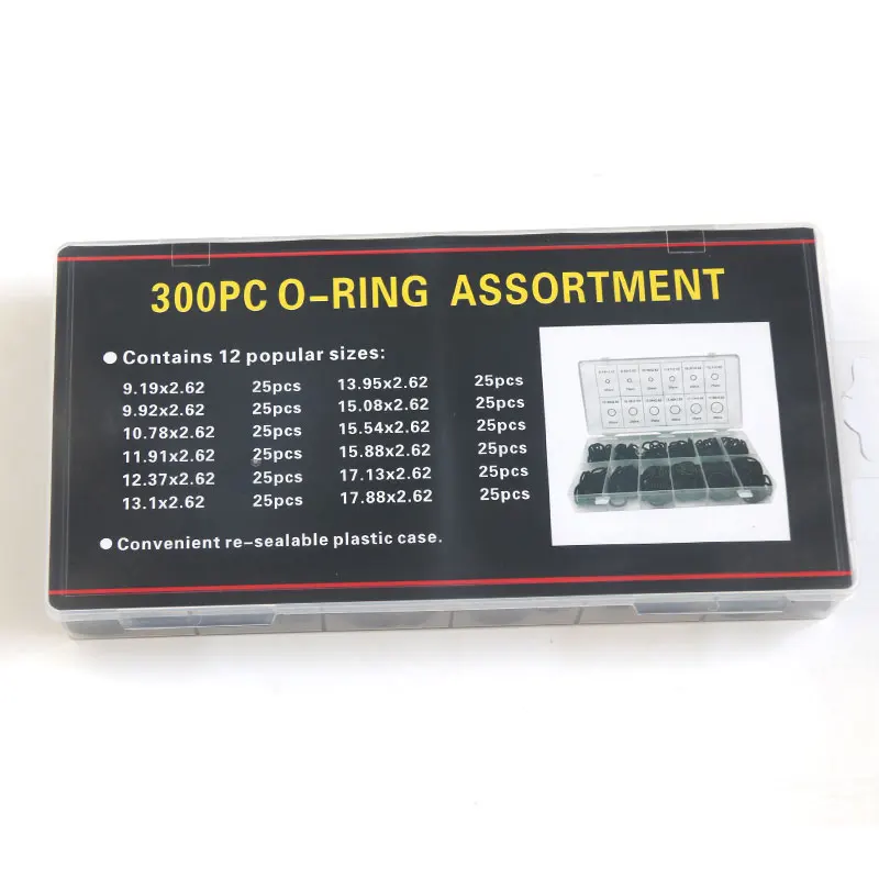 박스형 VMQ NBR FKM O 링 세트, 자동차 개스킷 고무 와셔 씰 모음, O 링 씰 키트, 고품질, 1/2/5 세트