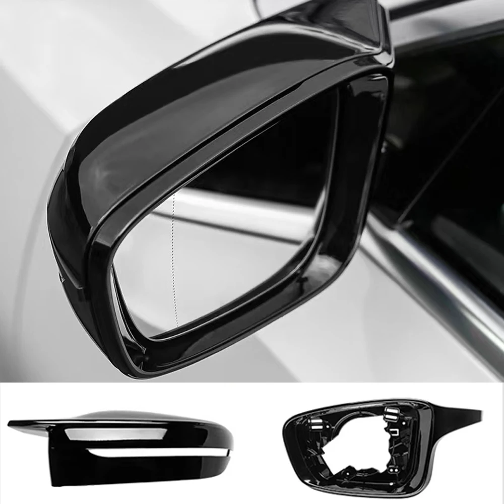 

2X For BMW 3 5 7 8 Series G20 G21 G28 320d 330e 330i G30 G38 G11 G12 G15 G16 Car Side Wing Horn Mirror Cover Rear View Caps