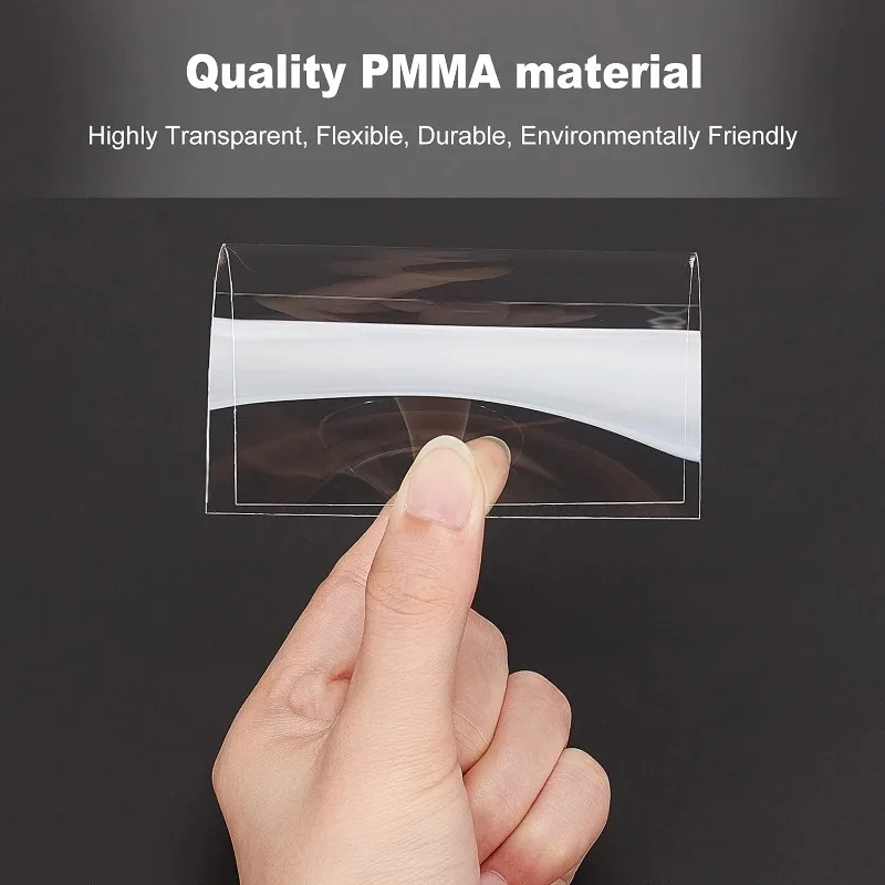 Enoin 2pcs 10 Inch Round Clear Acrylic Sheets Plexiglass Sheet - Want