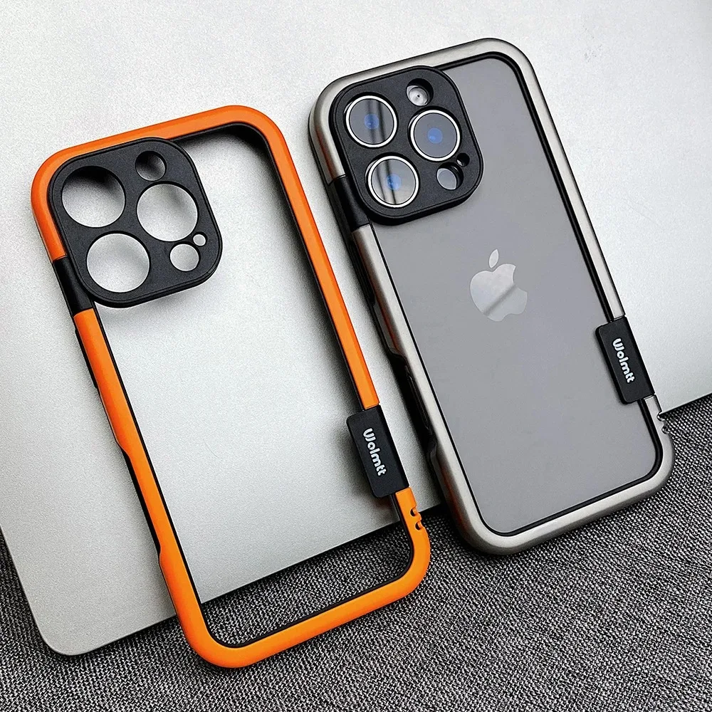 Lightweight Soft Silicone Shockproof Frame Case with Lens Protector Cover
