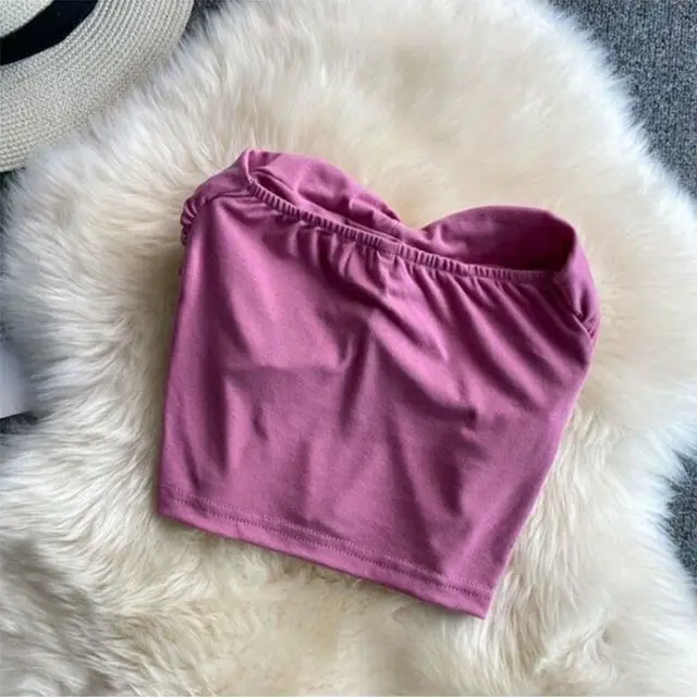 Women's New Summer Fashion Summer Slim Beautiful Back High Quality Soft Sexy Elastic Tank Top Solid Color Tank Top 6