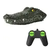RC Boat Ship Toy Simulation Crocodile Head 2.4G Remote Control Joke Alligator Decoy Electric Toys Summer Water  Spoof Toys gift 6