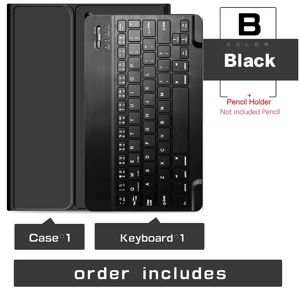 מקלדת עכבר אלחוטי Magic עבור iPad Pro 13 11 Case M4 M5 2025 M3 Air 13 11 5 4 10.2 9 8 7 Generation Case מקלדת Bluetooth