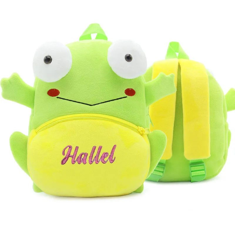 Personalized Child Bag With Name kids Backpack Animal Backpack Toddler Travel Bag Kindergarten Infant School Bag Custom Bag Gift 4
