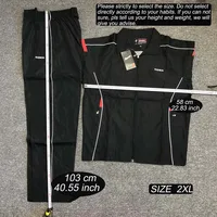 2025 décontracté coupe-vent ensembles de course vêtements de Sport hommes Jogging Sport veste + pantalon survêtement grande taille respirant vêtements d'entraînement 5