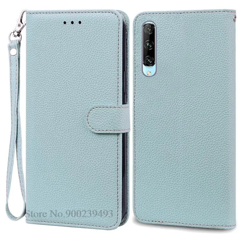 Huawei P Smart Pro Soft Silicone Wallet Flip Phone Cover