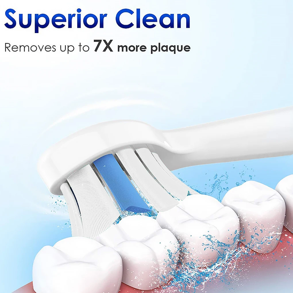 4Pcs Plaque Removal Toothbrush Brush Heads Replacement for Phillips Sonicare Electric Toothbrush 5