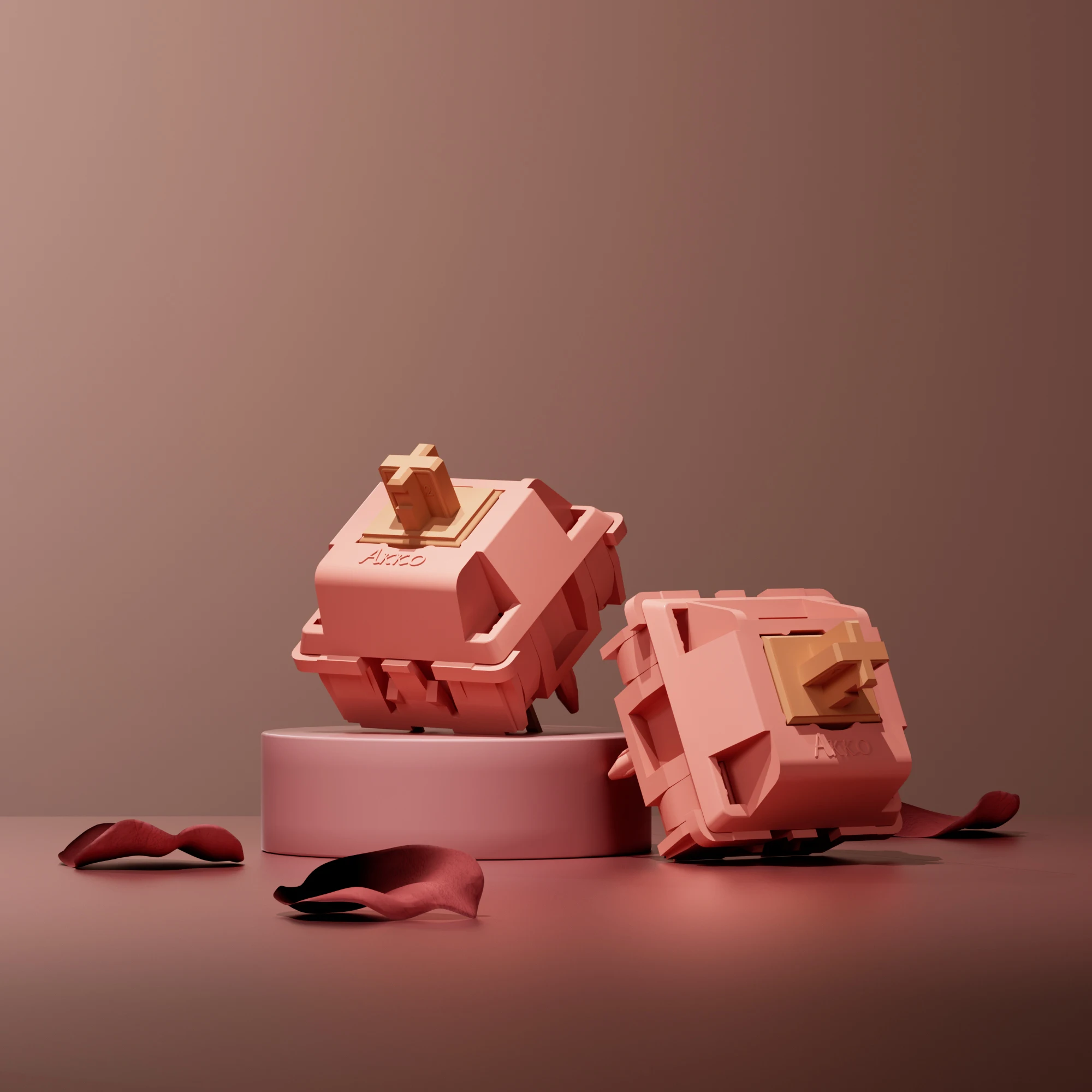 Akko ローズウッド スイッチ 5 ピン 40gf リニア スイッチ 工場潤滑